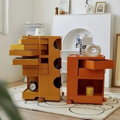Coffre de rangement à tiroirs pour enfants colorés
