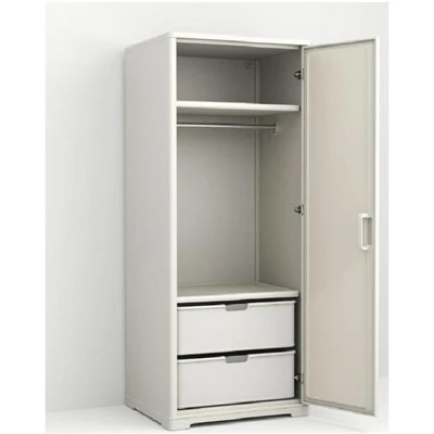 Armoire-penderie autoportante en plastique